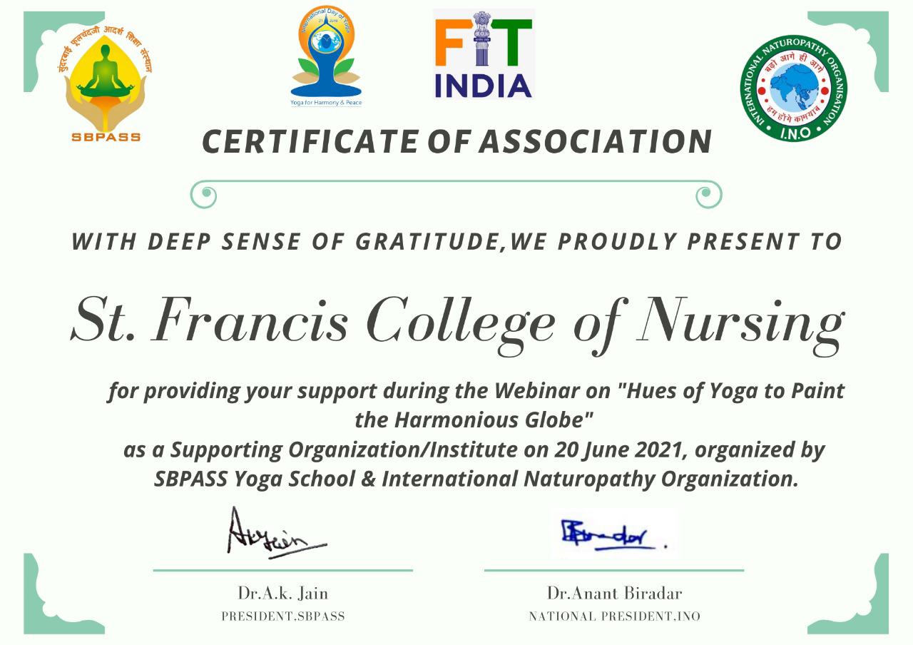 yoga day 2021 certificate